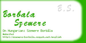 borbala szemere business card