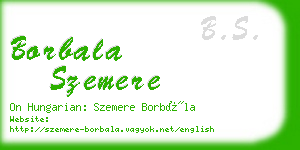 borbala szemere business card